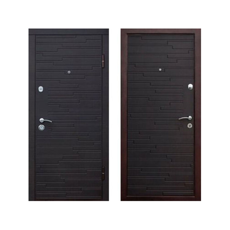 Porta blindada de madeira interna de aço externa russa