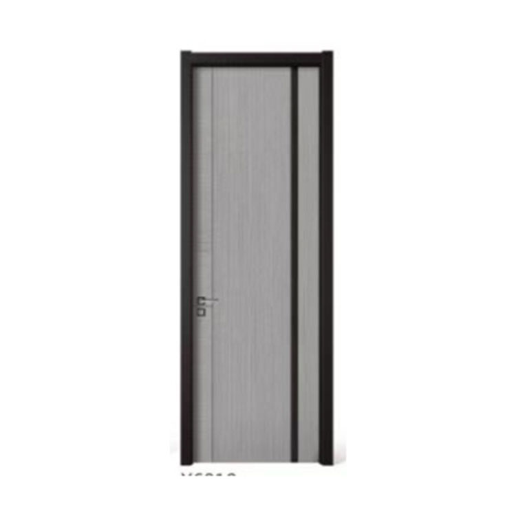 Porta interior impermeável de madeira maciça com superfície acabada