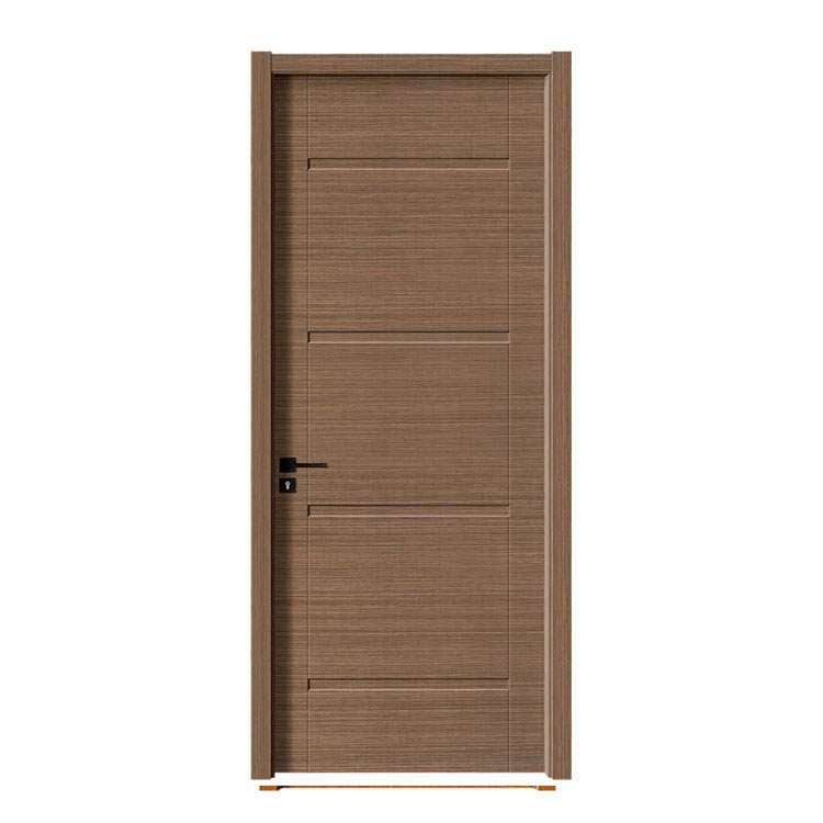 Porta de madeira maciça WPC para sala de apartamento
